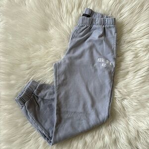 Brandy Melville New York Rosa Sweatpants One Size